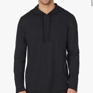 Cuddl Duds Men's Classic Black Hoodie